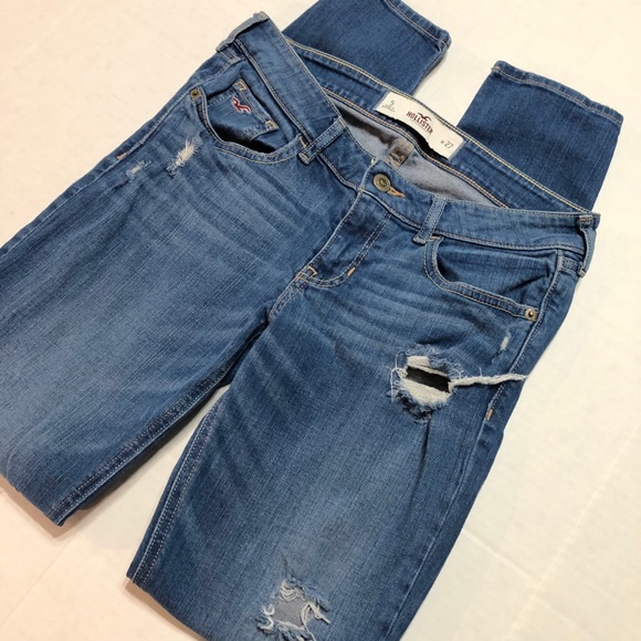 Hollister Distressed Skinny Jeans 0785 - Picture 2 of 10